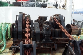 Motor de cabrestante del buque Tai an