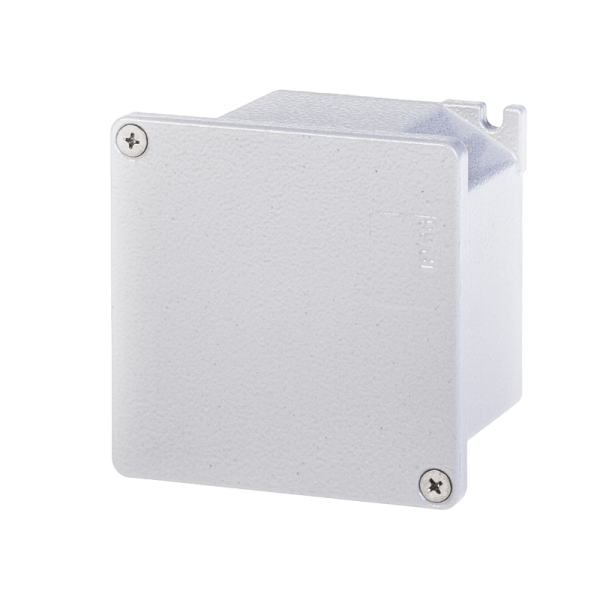 CAJA DE DERIVACION 100x100x58mm IP66/IP67/IP69 GRIS ALUMINIO VACIADIZO A PRESIÓN