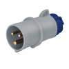 FICHA  MACHO 2P+T IP44 16A 6h 200-250V