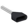 Terminal Doble 2X 1,5 Mm2 Negro 500 Uni. SCHNEIDER