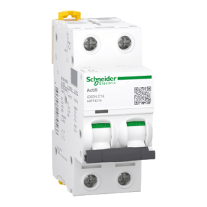 Interruptor termomagnético Acti9 iC60N 2P 16A curva C SCHNEIDER