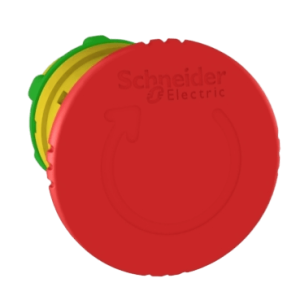 Cabezal de seta parada de emergencia Ø 40mm, girar para liberar, Ø 22mm, rojo SCHNEIDER