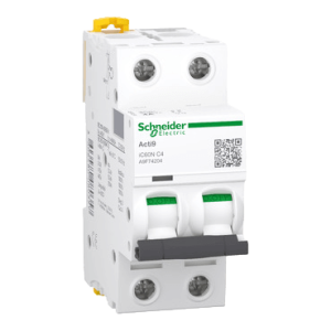 Interruptor termomagnético Acti9 iC60N 2P 4A curva C SCHNEIDER