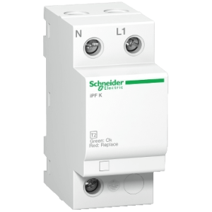 Limitador de sobretensiones transitorias Acti9 iPF 1P+N 20A 340V 20kA SCHNEIDER
