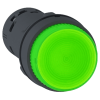 PULSADOR LUM VERDE LED 230VCA 1NA SCHNEIDER