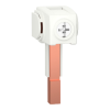 4 CONECTORES MONOCONEXION CABLE 35MM SCHNEIDER