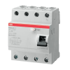 Disyuntor de corriente residual, instantáneo, 63 amperios, 50 a 60 Hz, 4 polos