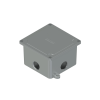 CAJA PASO 10X10 USO EXT. C/4 AGUJ 1″ DAISA