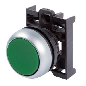 PULSADOR RASANTE VERDE MOELLER