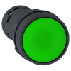 PULSADOR RASANTE 1NA VERDE
