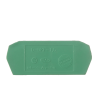 TAPA PARA BORNE DE PASO A RESORTE VERDE 1,5MM ZOLODA