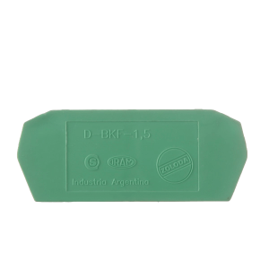 TAPA PARA BORNE DE PASO A RESORTE VERDE 1,5MM ZOLODA