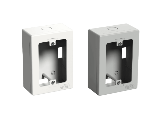 CAJA RECTANGULAR EXTERIOR GRIS
