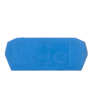 TAPA PARA BORNE DE PASO A RESORTE AZUL 1,5MM ZOLODA