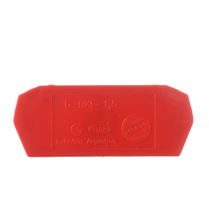 TAPA PARA BORNE DE PASO A RESORTE ROJO 1,5MM ZOLODA
