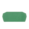 TAPA PARA BORNE DE PASO A RESORTE VERDE 2,5 A 4MM ZOLODA