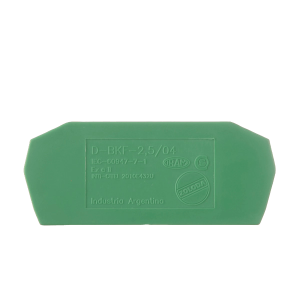 TAPA PARA BORNE DE PASO A RESORTE VERDE 2,5 A 4MM ZOLODA