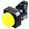 PULSADOR LUMINOSO RAS AMARILLO 230VCA 1NA PLASTICA SIEMENS