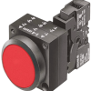 PULSADOR PLASTICO LUMINOSO ROJO 220V SIEMENS