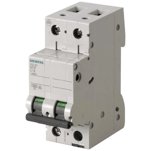 Termomagnetica 2x10 Siemens -4,5ka C Termica Bipolar 10a