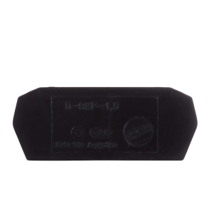 TAPA PARA BORNE DE PASO A RESORTE NEGRO 2,5 A 4MM ZOLODA
