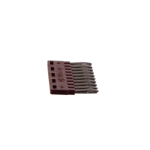 PUENTE DE 10 ELEM P/BORNE DE PASO A RESORTE 1,5MM MARRON ZOLODA