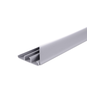CABLECANAL DE PISO 75X17 MM COLOR GRIS CON ADHESIVO